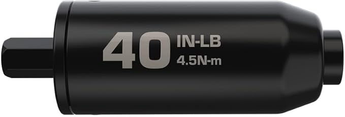 Fat Stix Individual Limiter 10-65 Inch-Pounds with Preset Torque, Accurately Tightens, Reversible, Compatible with Wheeler Fat Stix T-Handle Driver, for Gunsmithing, Reloading, and Torque Adjustment