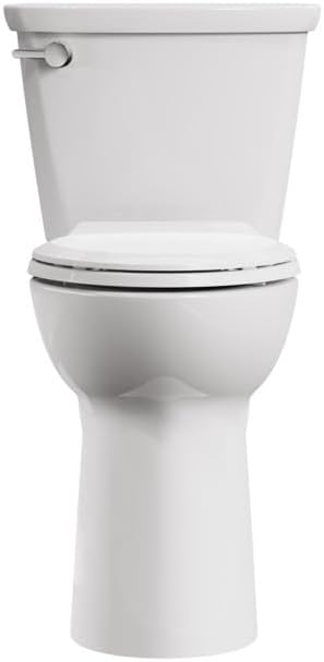 American Standard 215TA104.020 Cadet PRO Two-Piece Toilet, Seat not Included, Extra Tall Height, Left-Hand Trip Lever, 12-Inch Rough, Elongated Front, White, 1.28 GPF (Pack of 2)