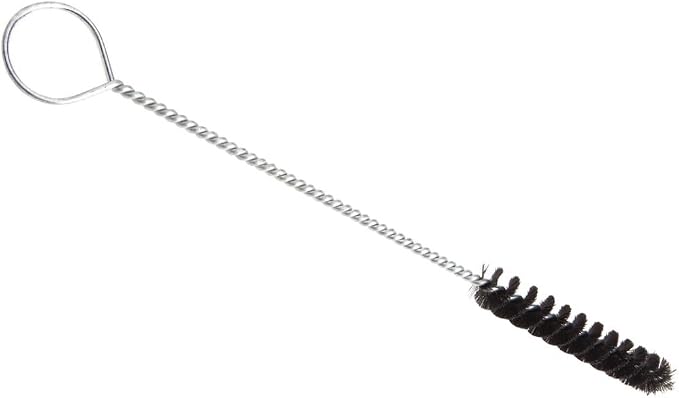 Forney 70485 Tube Brush, Nylon with Wire Loop Handle, 8-1/2-Inch-by-1/2-Inch
