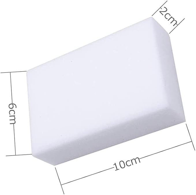 Magic Sponges Eraser,10 Pack Melamine Sponge in Bulk,2X Density,Easy to Use | Just add Water,Long Lasting,Cleaning Sponge for Kitchen, Bathroom,Bathtub, Sink,Furniture, Wall Cleaner