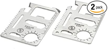 SE 11-Function Stainless Steel Survival Pocket Tools (Pack of 2) - MT908-2