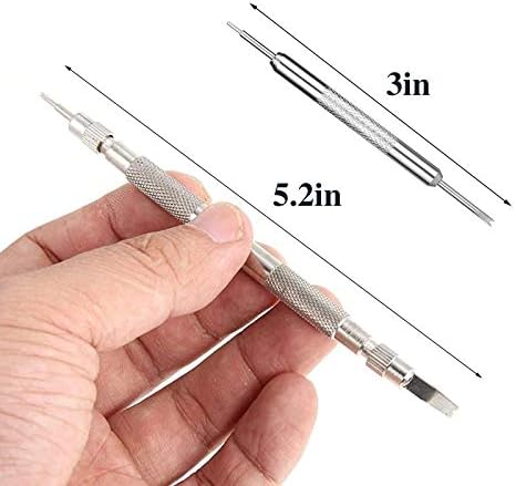 EFIXTK Spring Bar Tool Set with Extra 6 Tips Pins for Watch Wrist Bands Strap Removal Repair Fix Kit,72PCS Extra Watch Pins