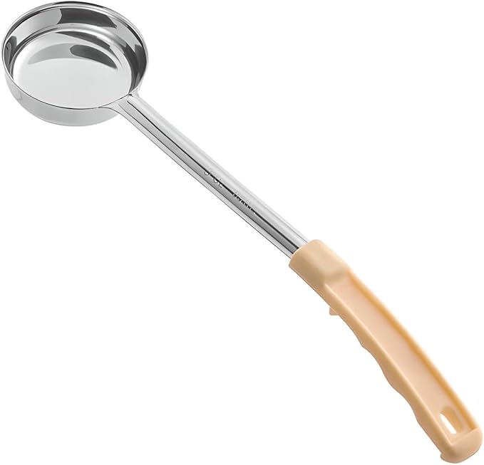 OCS Parts 2-Pack 3 Ounce Perforated and Solid Portion Spoons | Stainless Steel Dishwasher Safe Kitchen Multipurpose Portion and Serving Spoons