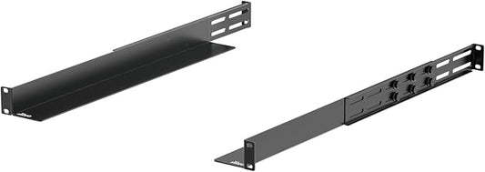 Tecmojo 1U Universal Rack Mount Rails,4-Post Server Rack Shelf Rail with 20.9"-32" Adjustable Depth Fit for Non-Rack Mountable Server/Networking/AV/IT Equipment