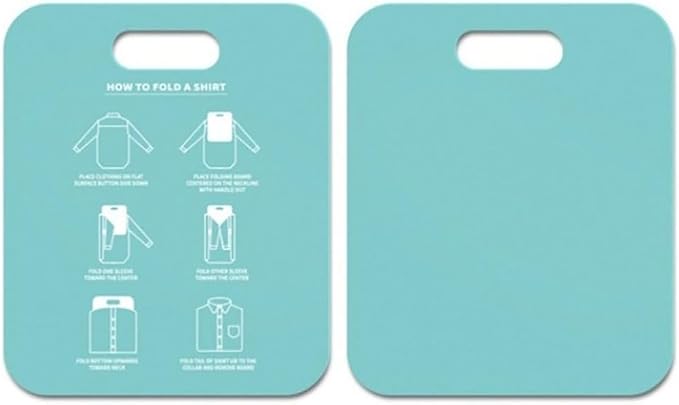 Quick-Fold Clothes Board PP Laundry Liner Annular Hole Design with Rounded Corners for Shirts, Pants & Sweaters