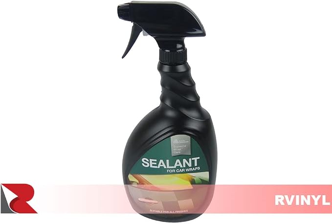 Avery Dennison Supreme Wrap Care Sealant in Black - Removes Dust, Light Dirt, Fingerprints - Multipurpose Cleaning Fluid for Vinyl Protection Films