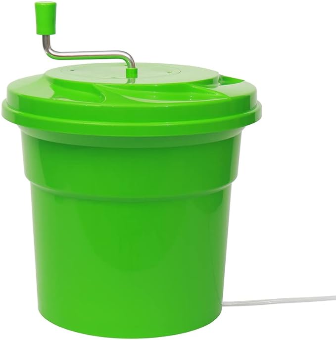 Wutfly 5 Gallon Large Commercial Manual Salad Spinner/Dryer
