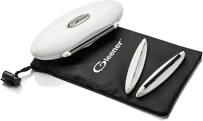 Compact Fabric Shaver & Lint Brush | Battery-Free Ultimate Travel Pilling Remover | Adjustable Depiller for Clothing & Furniture (White in Retail Printed Box)