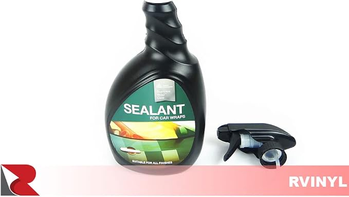 Avery Dennison Supreme Wrap Care Sealant in Black - Removes Dust, Light Dirt, Fingerprints - Multipurpose Cleaning Fluid for Vinyl Protection Films