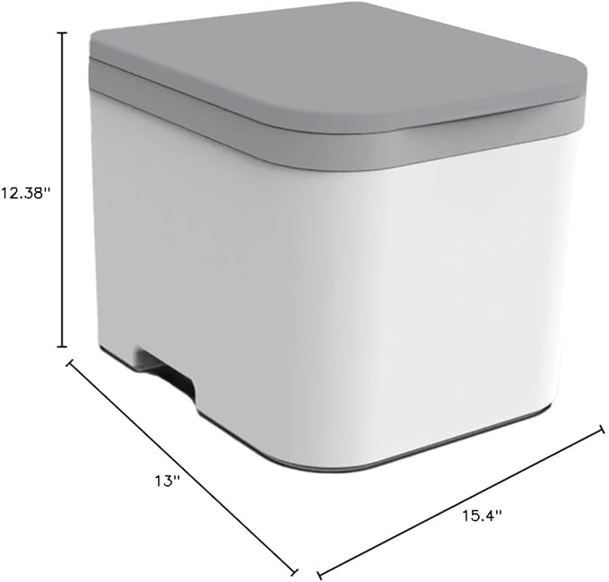 NOMAD by OGO Portable Compost Toilet – Camping Toilet for Truck Campers, Hunting Blinds, Car Camping, Primitive Camping & Boating, No-Electric, Waterless, Odor-Free Fits 8 Gallon Bags