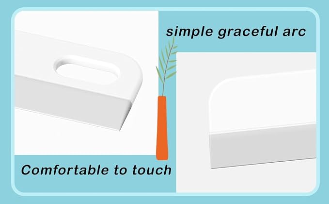 Mini Soft Rubber Window Squeegee Window Scrubber Scraper Glass Cleaning Squeegee Tool for Glass,Shower Door,Mirrors,Bathroom,Kitchen Countertops,Car Windshield