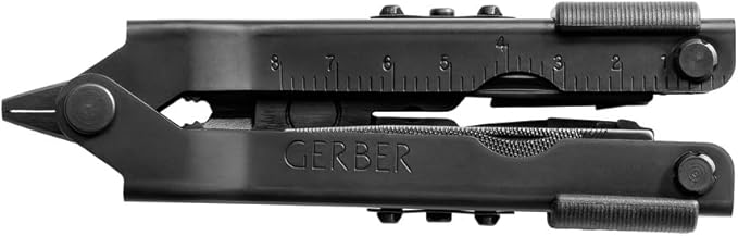 Gerber Gear Multi-Plier 600 - 14-in-1 Multitool with Sheath, Needlenose Pliers, Screwdriver, Serrated Knife, Wire Crimper, Bottle Opener, Can Opener & More - Black with Sheath