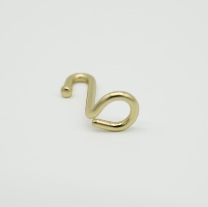 NAHANCO Metal Hanger Connectors, Gold (Pack of 50)