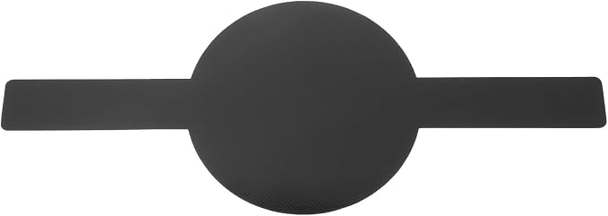 2pcs Black Silicone Bread Sling Baking Mats Heat Resistant Nonstick Small round Baking Pads for Oven Sourdough and Bread