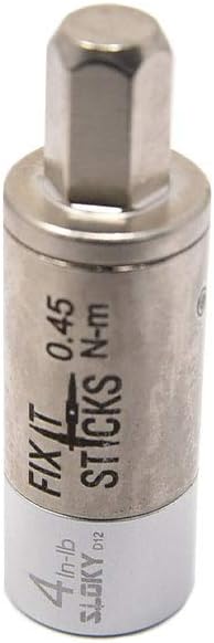 Fix It Sticks Field Hunting Outdoors Gun Maintenance Adjustable Fits 1/4in Bit T-Way Wrench Small Torque Limiter, 4 in-lb | Adjustable Fits 1/4in Tip T-Way Spanner, 4 In-Lb