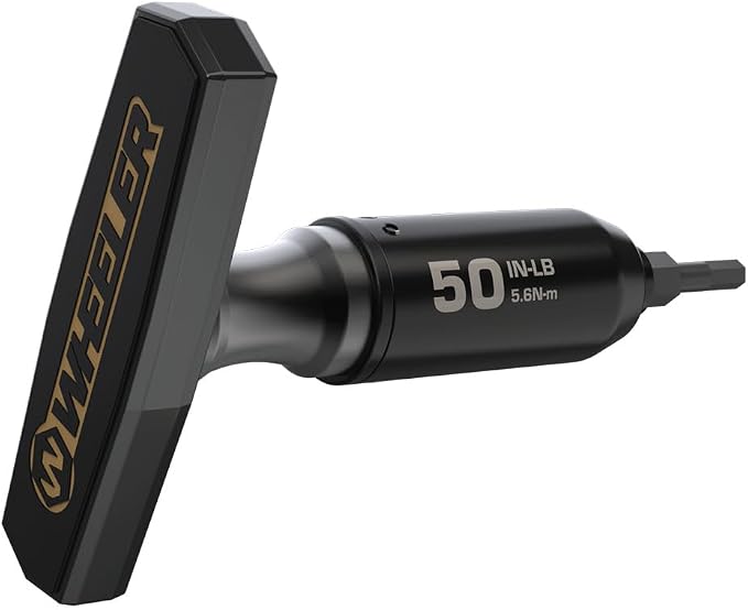 Fat Stix Individual Limiter 10-65 Inch-Pounds with Preset Torque, Accurately Tightens, Reversible, Compatible with Wheeler Fat Stix T-Handle Driver, for Gunsmithing, Reloading, and Torque Adjustment