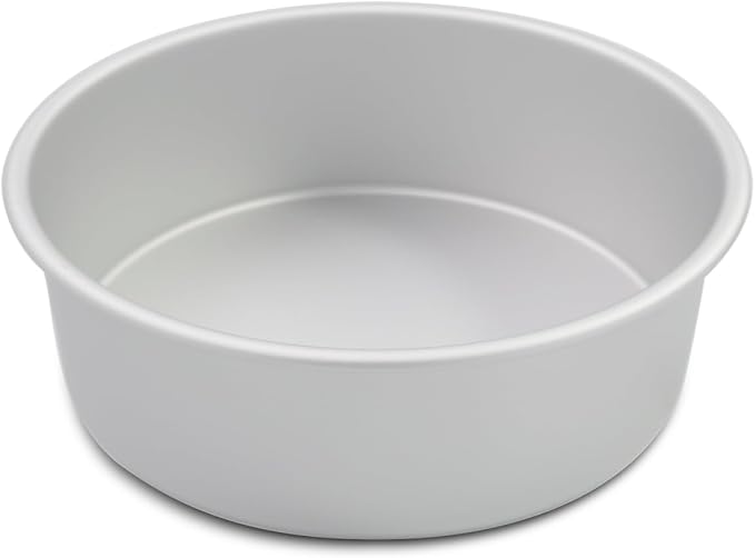 8×4 round Cake Pan,Aluminum cake tin baing pan for birthday cake party (8×4 round Cake Pan)