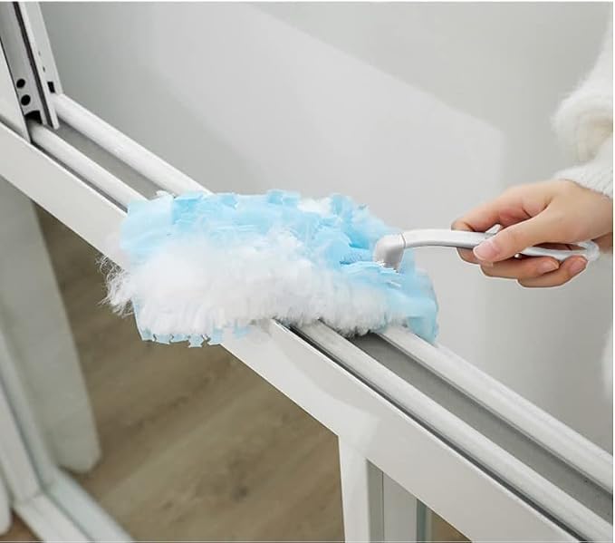 Disposable Duster Refills Bulk Blue Electrostatic Duster Heads Heavy Duty Dusters Refills 20 Counts