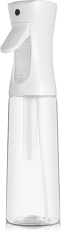 Continuous Empty Mist Spray Bottle 16 oz.Clear Empty Hair Sprayer Water Bottle with Ultra Fine Mist for Hair Styling, Plants, Cleaning, Misting &Skin Care, Home Essential Oil Scents &More BPA Free (2)