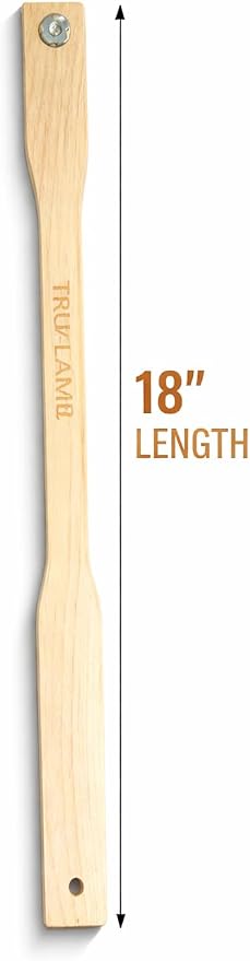Tru-Lamb Floor Scrapers, 5 Pack, Paint, Stain & Varnish Removal Tools with Red Devil Blades, Professional Scrapers for Surface Prep and Finish Removal (5 Pack, 18" x 1.5")