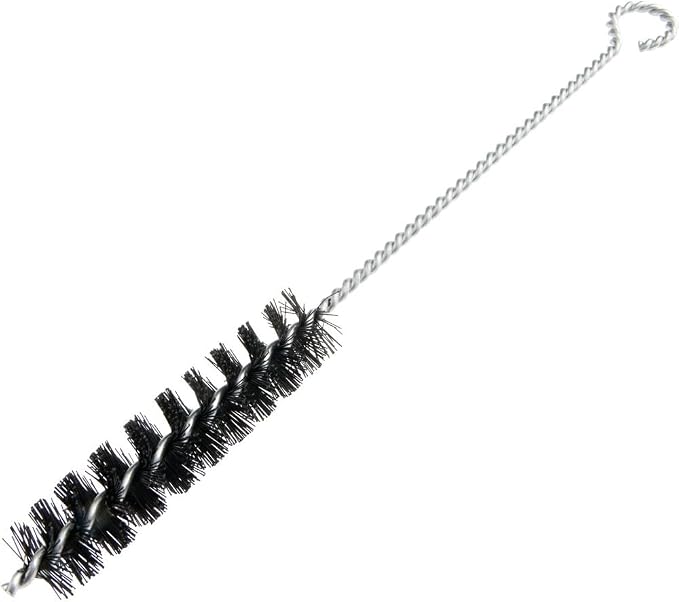 Forney 70469 Nylon Tube Brush with Wire Loop Handle, 8-1/2-Inch-by-3/4-Inch