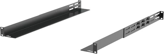 Tecmojo Universal 1U Rack Mount Rail ,4-Post Fully Server Rack Shelf Rail with 20.9"-32" Adjustable Depth, Fit for Non-Rack Mountable Server/Networking/AV/IT Equipment