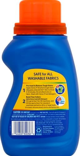 Clorox 2 for Colors - Stain Remover and Color Brightener, 22 Ounces (Packaging May Vary) | 22 Ounces (Packaging May Vary)