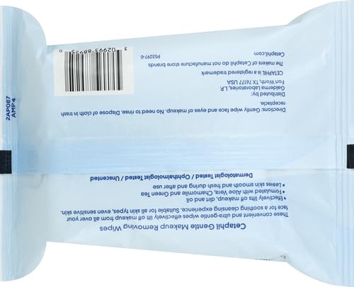 Cetaphil Gentle Makeup Removing Face Wipes,Daily Cleansing Facial Towelettes Gently Remove Makeup,Fragrance and Alcohol Free,25 Count (Pack of 12)