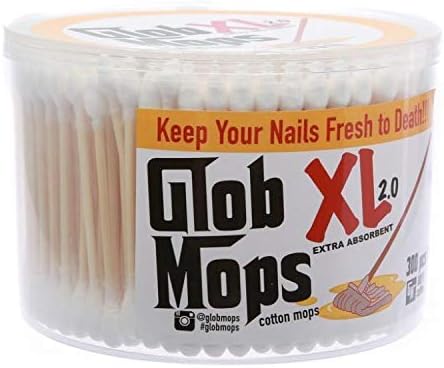 Glob Mops XL 2.0 Cotton Swabs 6-Pack Bundle | Extra Absorbent | Eco-Friendly | 1800 Total Mops