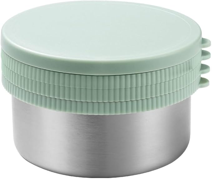 Cheese Grater with Container & Lid, Multi Functional Stainless Steel Box Grater, Handheld Grater Bowl for Kitchen,Lemon Zester for Parmesan, Cheeses, Ginger, Chocolate, Vegetables, Butter (Mint Green)