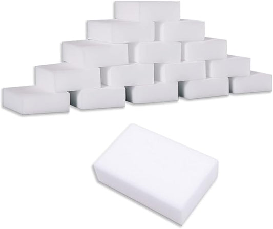 Magic Sponges Cleaning Eraser,50 Pack Melamine Sponge Cleaning Pads in Bulk | All Purpose Cleaner,Just add Water,for Kitchen,Bathroom,Wall,Furniture,Baseboard,Floor,Shower Cleaning Supplies