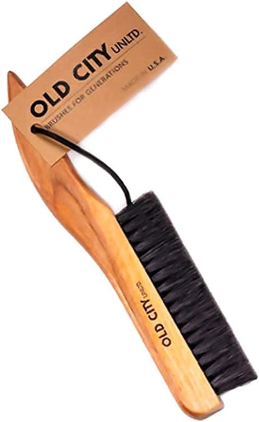 Clothes Brush Garment Brush-USA-Lint Brushes for Clothes, Lint Remover for Clothes 100% Boar Bristle Men's Wool Suit Brush, Suede, Furniture and Upholstery, Hat Brush