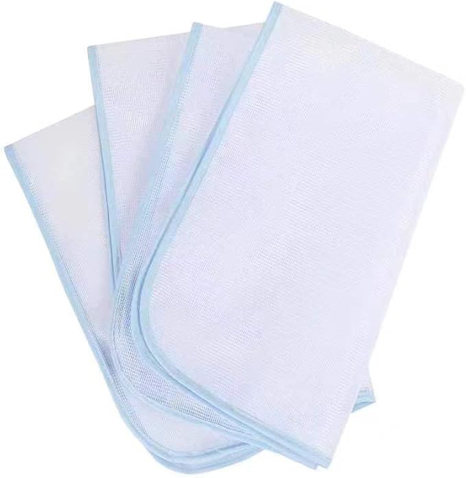 Ironing Protecting Pad - Protective Scorch Mesh 23"x15" 2Pack - Heat-Resistant, Non-Slip Silicone Backing, Fits Countertops & Small Surfaces