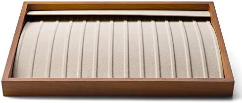 Oirlv Wood 13 Grids Necklace/Bracelet/Pendant Display Tray Jewelry Drawer Organizer Stackable Jewelry Trays (Creamy-white) | Stackable Design,for Jewelry Necklaces Bracelets and Watches,Organizing and Presentinge Legantly on Dressers&in Dresser