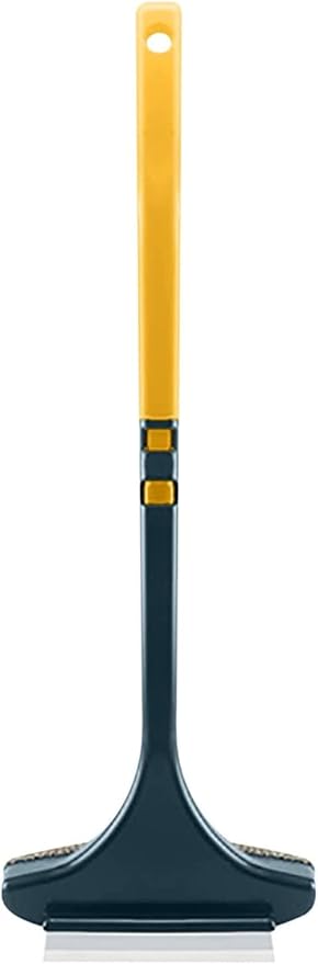 Multifunctional Screen Brush ，2 in 1 Window Cleaner Brush，Extendable Window Cleaning Tool Multifunctional Screen Brush Wet and Dry Glass Cleaning Brush (Green + Yellow)