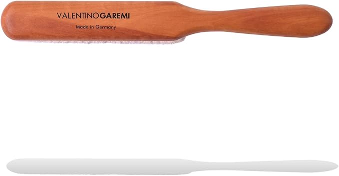 Garment Brush – Ultra Soft Goat Hair Clothes Brush – Lint, Dust & Pet Hair Remover for Suits, Jackets & Delicate Fabrics – Wooden Handle – Made in Germany
