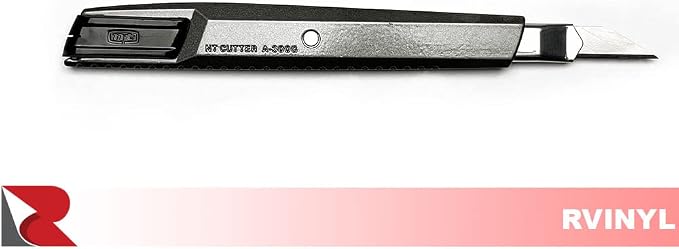 Avery Dennison Metal Breakaway Knife in Black - Car Wrap Safety Cutting Tool for Craft Vinyl, Protection Films, Decorative Stickers Applications