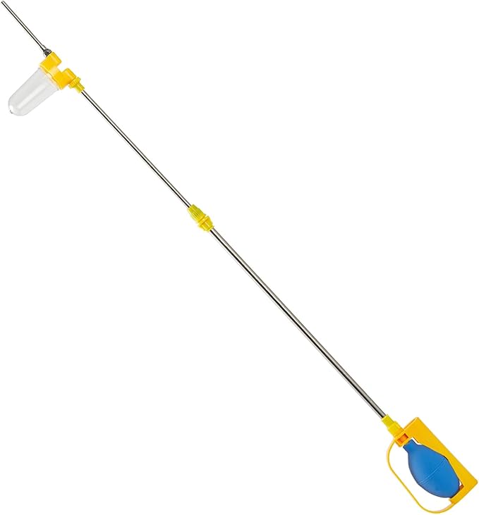 SUNYAY Diatomaceous Earth Powder Duster Multi-Purpose Powder Sprayer Indoor and Outdoor with Length Adjustable from 12" to 42"