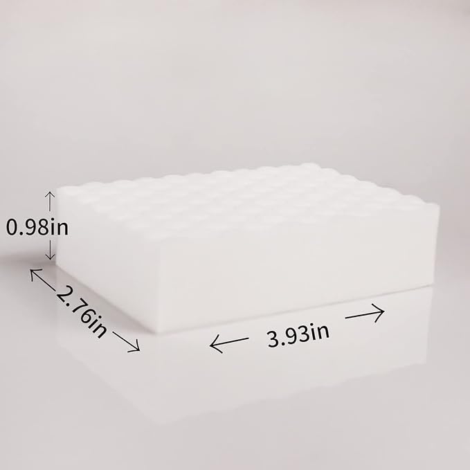Magic Sponges Eraser,10 Pack Melamine Sponge in Bulk,2X Density,Long Lasting,Cleaning Sponge for Kitchen, Bathroom,Bathtub, Sink,Furniture, Wall Cleaner (White, 3.93x2.76x0.98in) | Just add Water,Easy to Use,for Kitchen, Bathroom, Bathtub, Sink, Wall C...