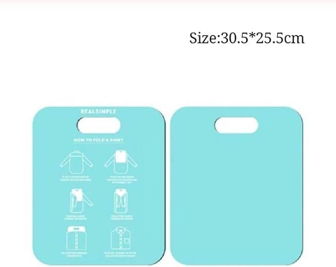 Quick-Fold Clothes Board PP Laundry Liner Annular Hole Design with Rounded Corners for Shirts, Pants & Sweaters