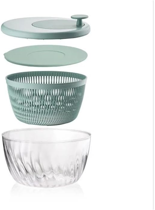 Guzzini 170900175 Guccini Salad Spinner Twist & Dry Green