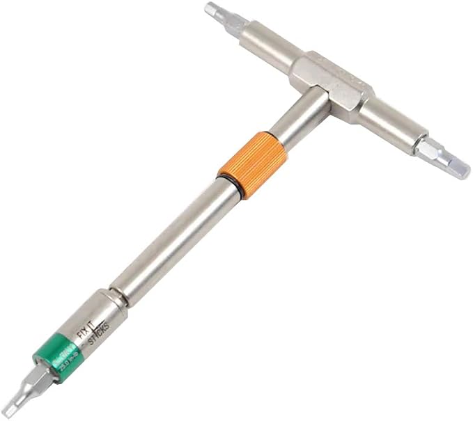 Fix It Sticks Zippered Deluxe Case Torque Limiter Kit | 16 Tip Drivers, T-Way Spanner, 65 45 25 15 Inch-Lbs, FISTLS11-T