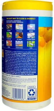 Clorox Disinfecting Wipes Lemon 3 Packs of 75 Count, 225 Count