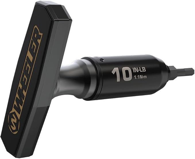 Fat Stix Individual Limiter 10-65 Inch-Pounds with Preset Torque, Accurately Tightens, Reversible, Compatible with Wheeler Fat Stix T-Handle Driver, for Gunsmithing, Reloading, and Torque Adjustment