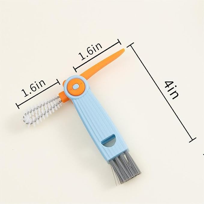 3 in 1 Cup Lid Gap Cleaning Brush Set, Water Baby Bottle Cleaning, 3Pcs | Home Kitchen Crevice Cleaning Tools, Cup Lid Cleaner Brush, Cup Lid Cleaner
