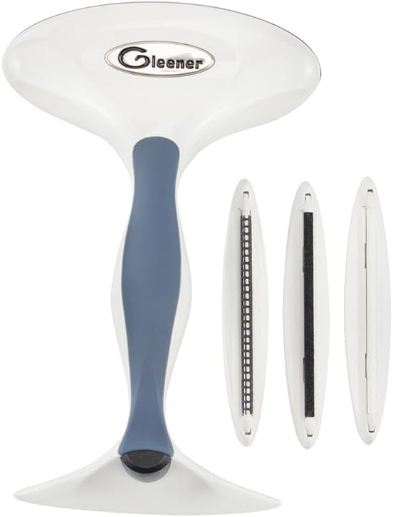 Battery-Free Fabric Shaver & Lint Brush | Ultimate Fuzz Remover Sweater Comb | Lint Remover and Depiller for Clothing & Furniture (Slate Blue in Carton Box)