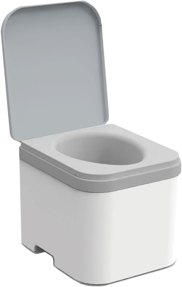 NOMAD by OGO Portable Compost Toilet – Camping Toilet for Truck Campers, Hunting Blinds, Car Camping, Primitive Camping & Boating, No-Electric, Waterless, Odor-Free Fits 8 Gallon Bags