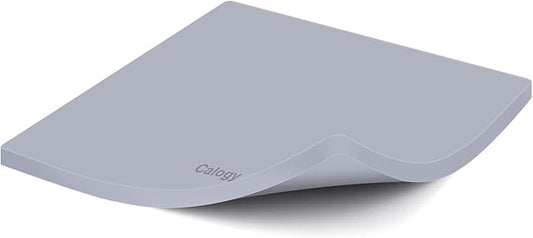 Calogy Heat Press Mat Silicone 15x15 inch, Heat Press Pad Resistant Fireproof 0.34in Thickness, Double Sided Easy Washable Mat for Vinyl Ironing Insulation Transfer Crafting Sublimation Projects