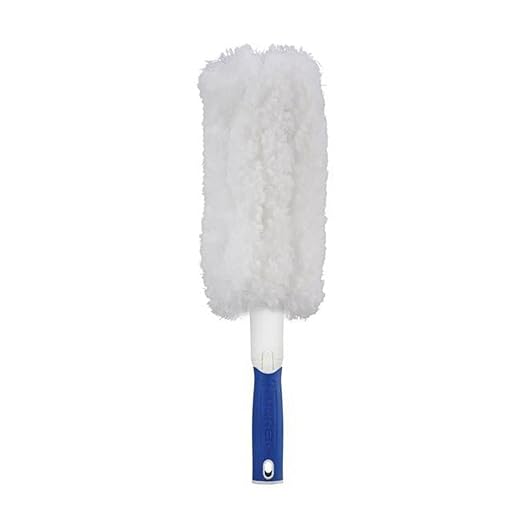 Unger Microfiber Wool Duster - Compatible with Poles, Machine Washable Duster, Dusters for Cleaning, Pet Hair & Dust Cleaner, Cleaning Supplies, Great for TVs, Molding, Electronics & Furniture