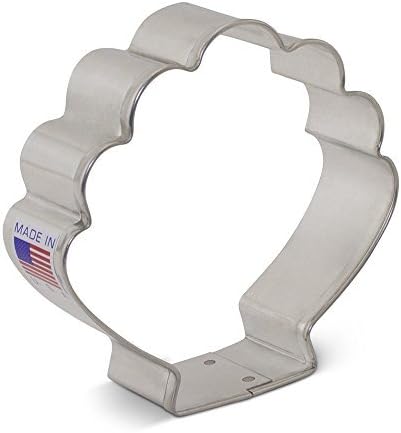 Ann Clark Seashell Cookie Cutter, 3-1/4" Made in USA